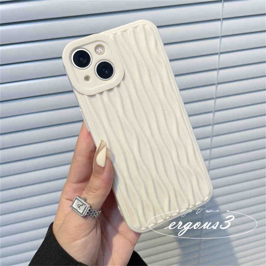 Ốp Điện Thoại Silicon Mềm Họa Tiết Sóng Nước 3D Cho iPhone 14 13 12 11 Pro Max SE2020 X XR Xs Max 7 8 Plus