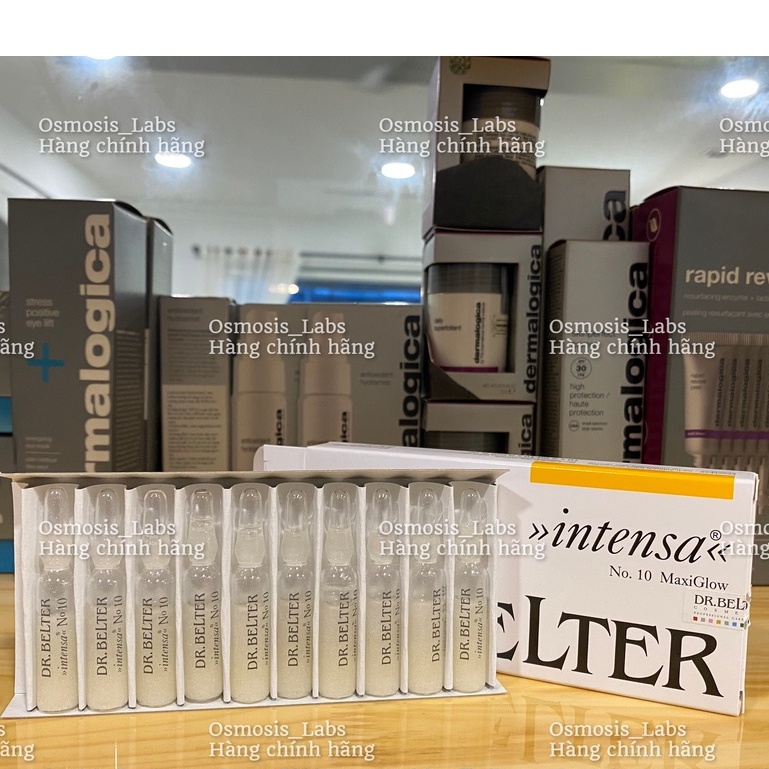 Dr.Belter No.10 MaxiGlow Ampoule - Tinh Chất Chất Phục Hồi Da Dầu Mụn, Kháng Khuẩn, Bảo Vệ Da