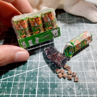 Đồ chơi miniature 1:12_ Mô hình set bánh socola cho doll