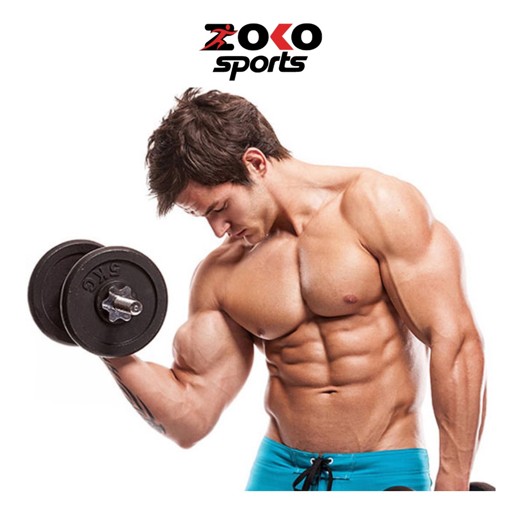 Tạ đĩa gang 3kg, bánh tạ gang, tạ đĩa ba cánh lỗ phi 30 bền đẹp giá tốt sản xuất Việt Nam - SÀI GÒN SPORT