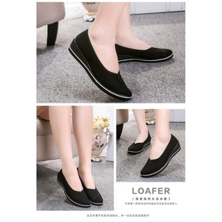 Giày Lười Canvas Thời Trang Công Sở Cho Nữ