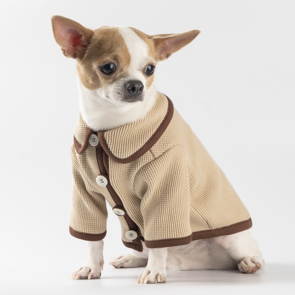 Áo khoác len mùa đông sành điệu cho chó mèo - SaboCoco