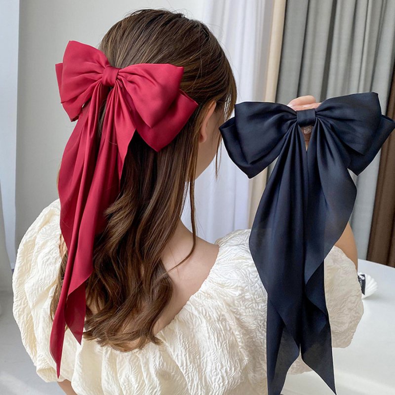 Kẹp TóC HìNh Nơ DàI Dễ Thương Cho Nữ