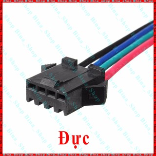 Cáp JST SM 4P dài 12cm tự chọn đực/cái