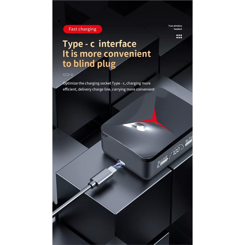 ❤️❤️Tai Nghe Gaming Không Dây Bluetooth M90 Pro, Nắp Trượt, Pin 4h, Âm Thanh To Rõ, Kiêm Sạc Dự Phòng, Độ Trễ Thấp❤️❤️❤️