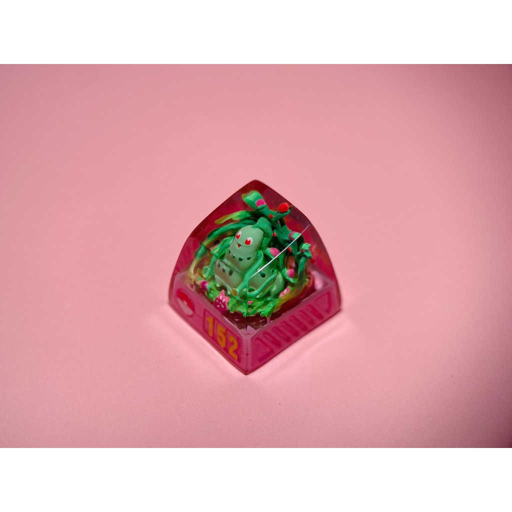 Chikorita Keycap resin pokemon - nút bàn phím cơ - artisan