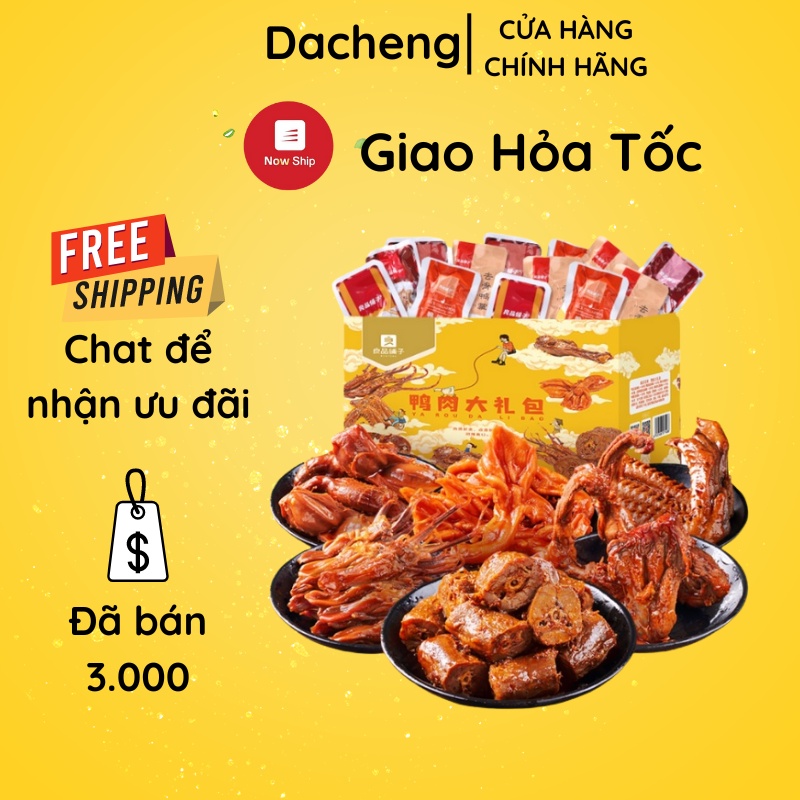 Combo 36 món đồ ăn vặt Trung Quốc Dacheng Food cay ngon không trùng vị ăn liền vừa ngon vừa rẻ