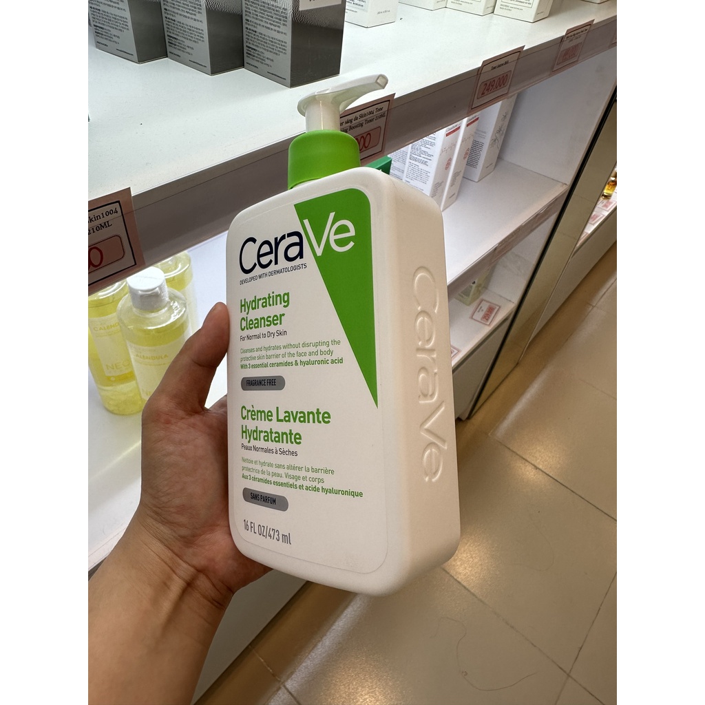 Sữa Rửa Mặt Cerave Sạch Sâu Cho Da Khô/Da Dầu 88ml/236ml/473ml - Từ Hảo