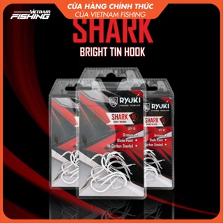Lưỡi Câu Có Ngạnh Săn Hàng RYUKI Shark - Chuyên dùng câu trắm đên, trắm cỏ, chép lớn