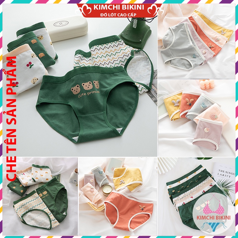 quần lót nâng mông Cotton Vải Mềm Thoáng Khí Thấm Hút Mồ Hôi KIMCHIBIKINI quần lot nữ mẫu mã đa dạng với nhiều màu sắc