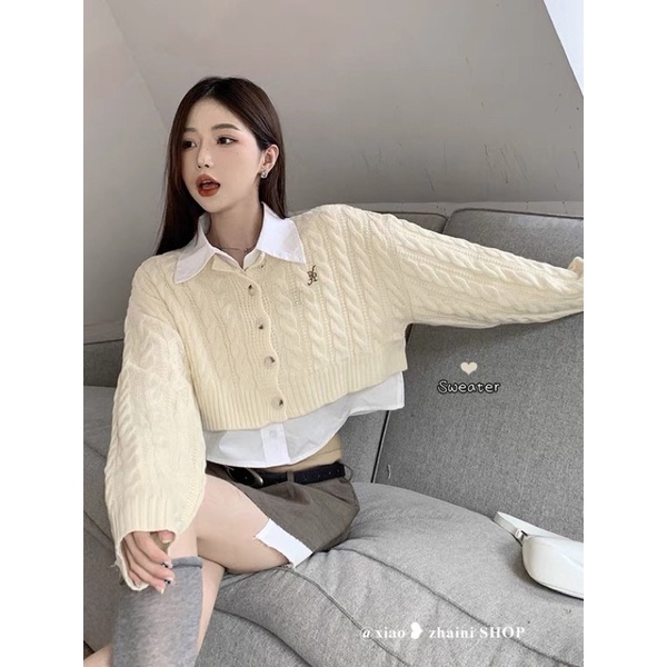 ÁO LEN CLOPTOP PHỐI SƠMI (oder taobao)