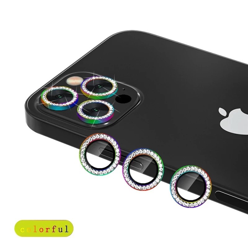 Bảo vệ camera iphone 11 11pro 11promax 12 12pro 12promax 13 13pro 13 promax 14 14lus 14pro 14promax đính đá