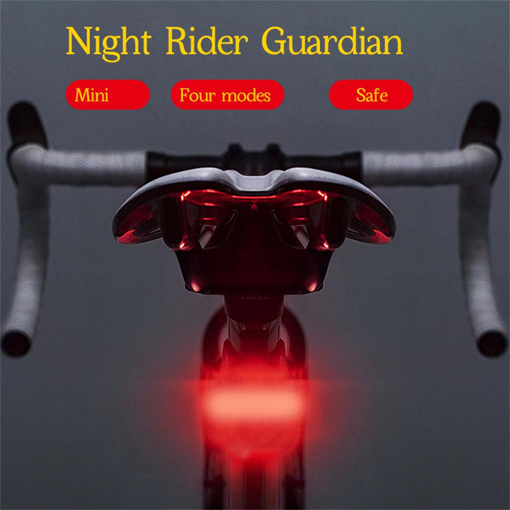 1 Bộ Đèn LED Gắn Đuôi Xe Đạp Sạc USB Chống Nước