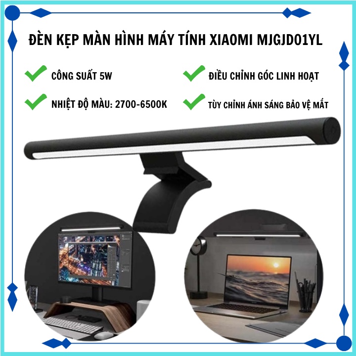 Đèn treo, đèn kẹp màn hình máy tính Xiaomi MJGJD01YL, nhiệt độ màu 2700-6500K ánh sáng trung thực, bảo vệ mắt