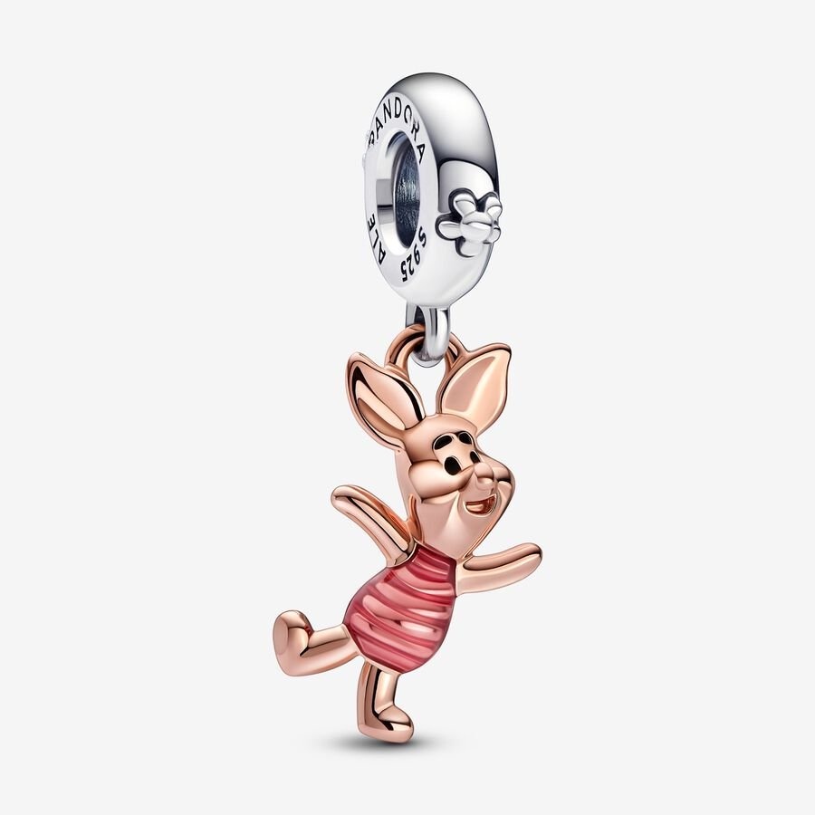 Mặt Dây Chuyền Mạ Bạc 925 Hình Gấu Pooh Dễ Thương