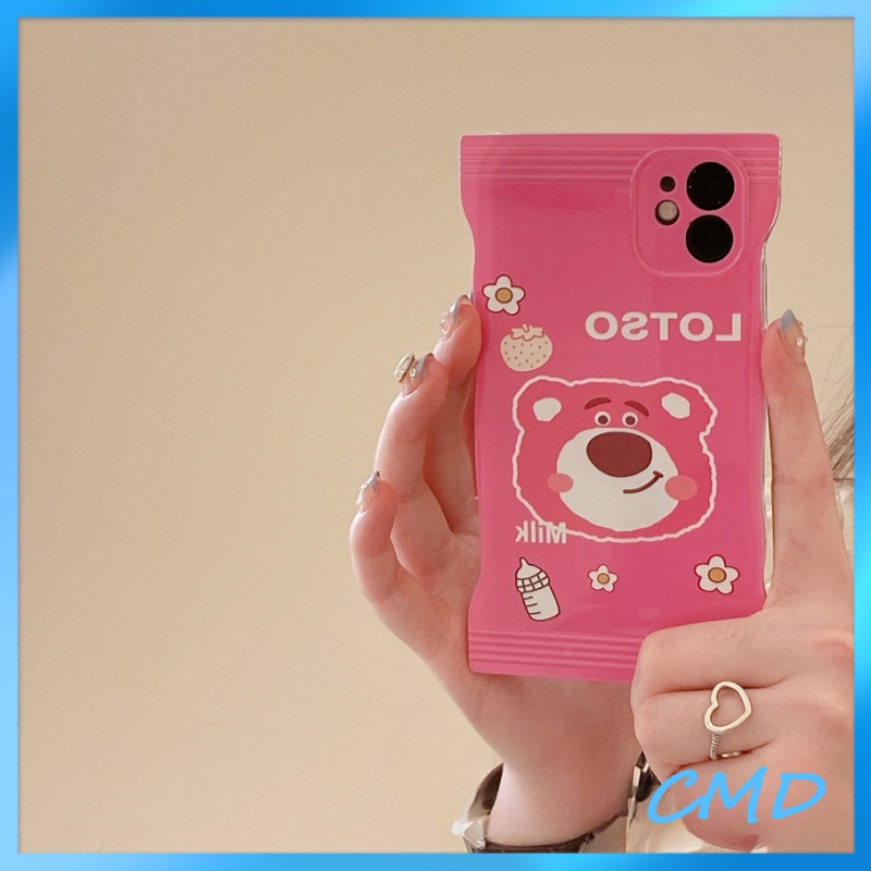 Ốp Điện Thoại Dâu tây Tử vỏ kẹo nền bóng Cho Iphone 6 / 6S / 6splus / se / 7 / 7plus / 8 / 8plus / X / xs / xsmax / 11 / 12 / 13 / 14 / Plus / pro / pro max-5050