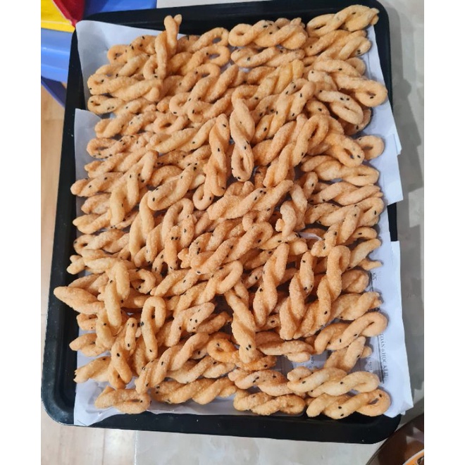 Bánh quai chèo - bánh quẩy nhà làm