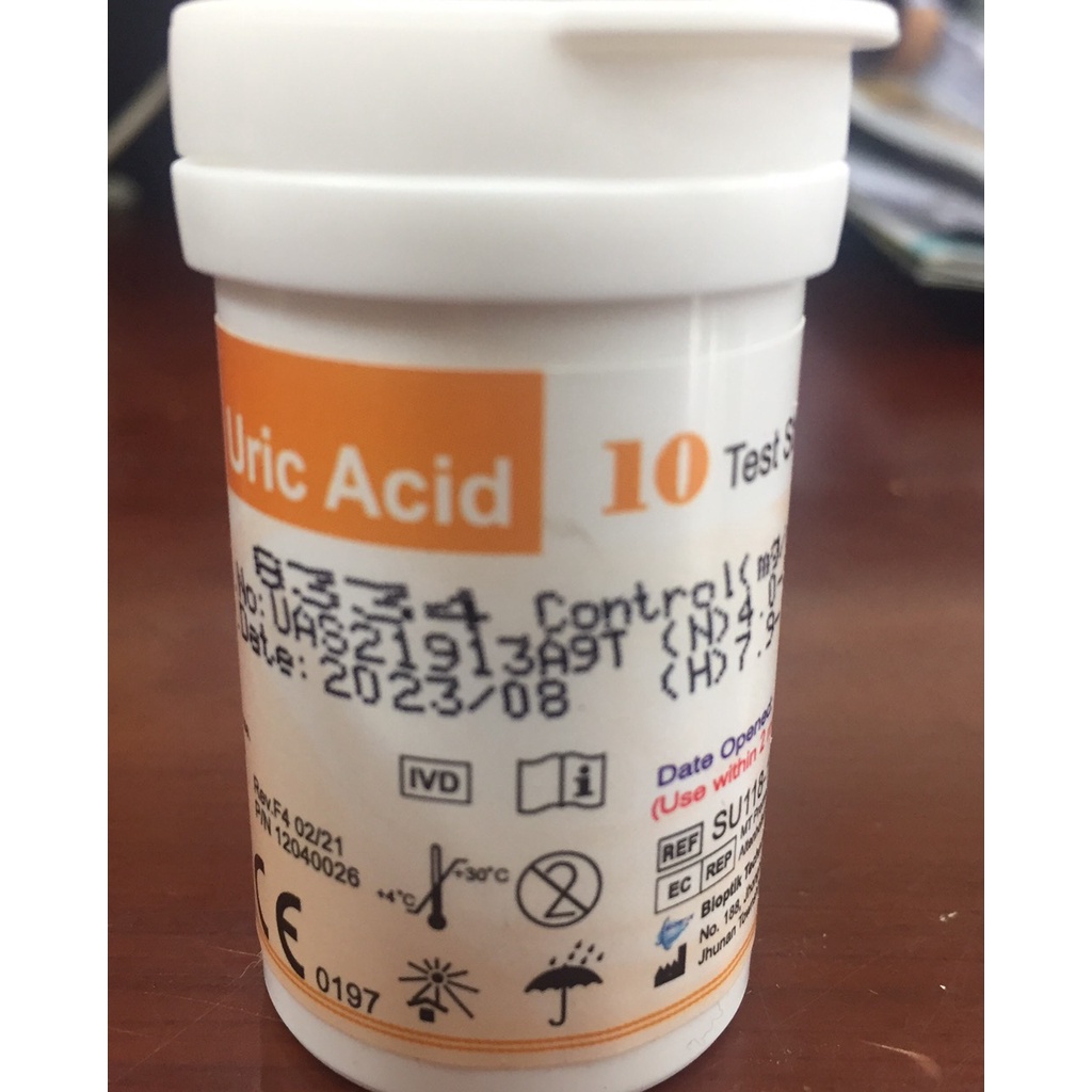 Que thử glucose / Axit Uric / Cholesterol  của máy Easy Touch