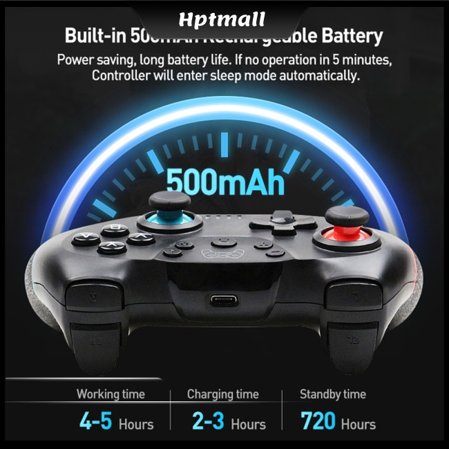 Tay Cầm Chơi Game Bluetooth Không Dây Cho Switch Pro