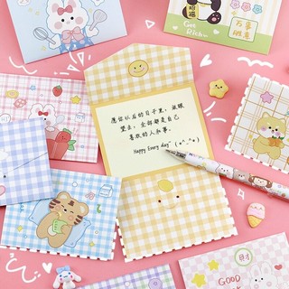 thiệp chúc mừng hình bì thư( 7,5 x 9,5 cm )