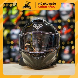 Mũ bảo hiểm Fullface Yohe 981 2 kính đen bóng