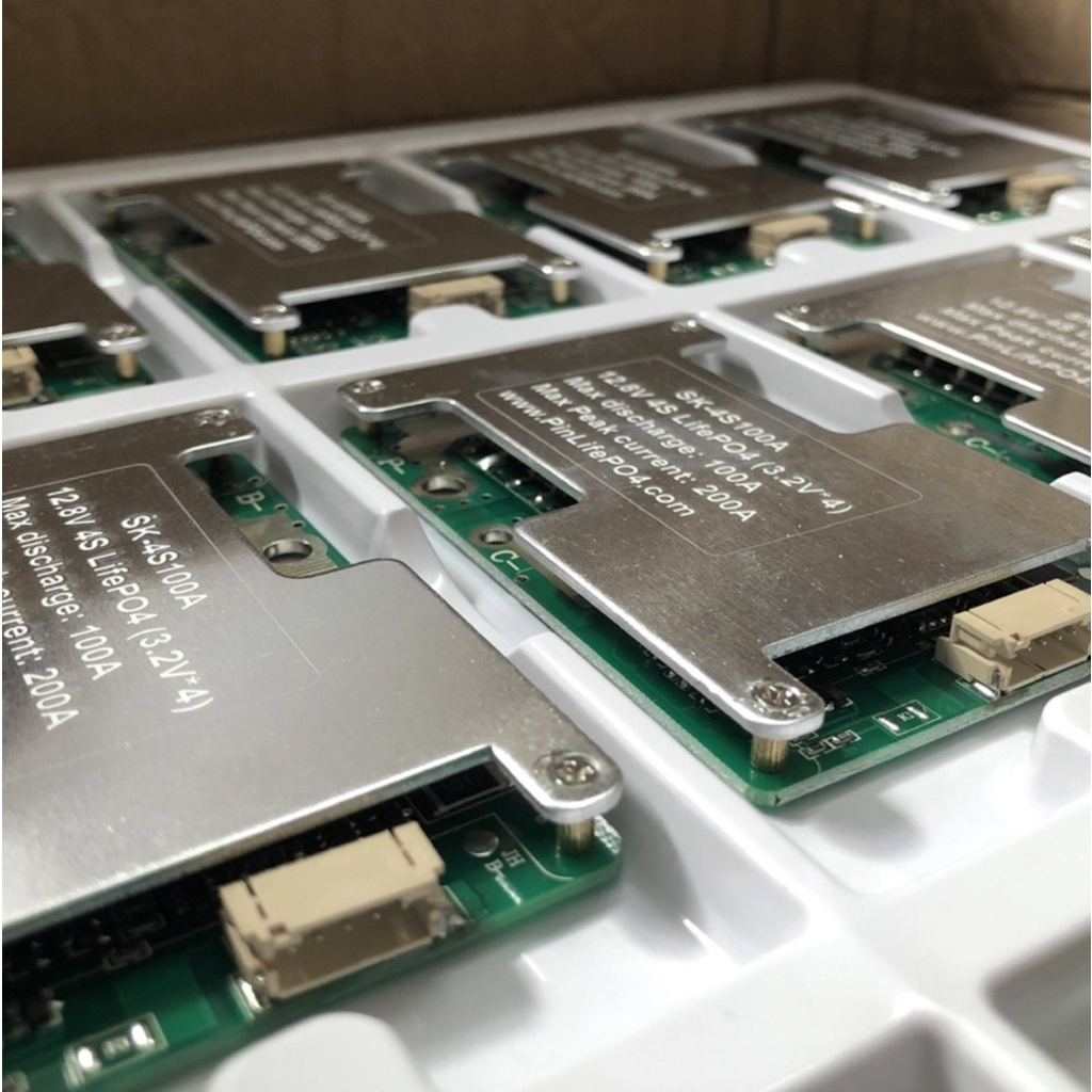 Mạch BMS 4S 100A LifePO4 tức thời 200A làm acquy Lithium xe máy