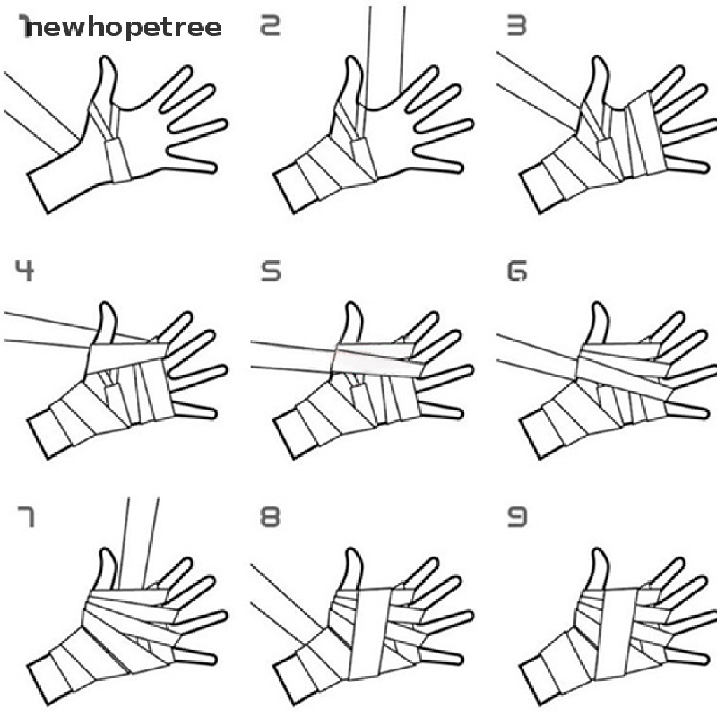 Băng Quấn Tay Bằng Cotton Chuyên Dụng Cho Tập Boxing Oik