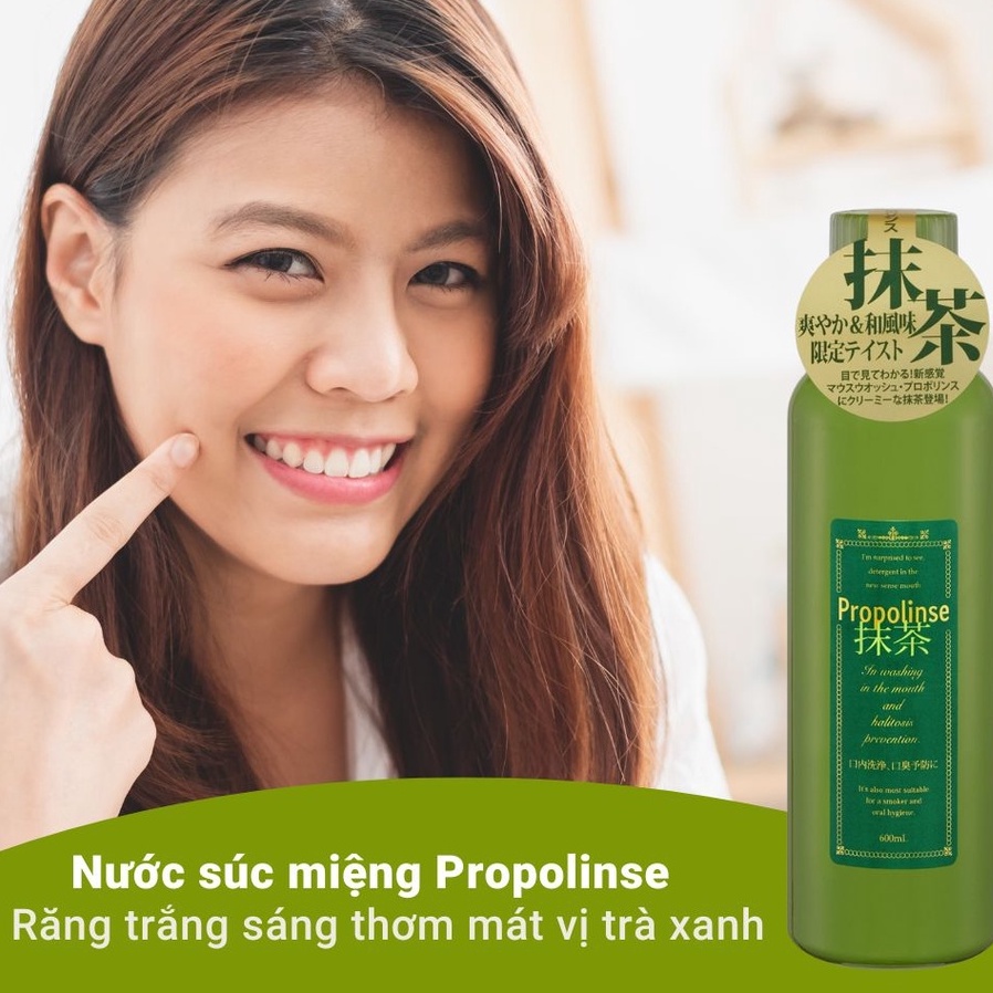 Nước súc miệng PIERAS- NSM Propolinse nội địa Nhật làm trắng răng 600ml |  Shopee Việt Nam