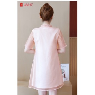 Đầm Sẫm BIGSIZE thêu c h i m 16647