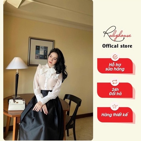 ( có tách set ) SET SOMI VAI BÈO, CHÂN VÁY TAFTA TIỂU THƯ RUBY- SP000991, SP001002