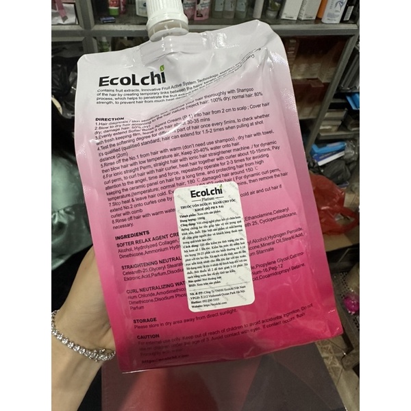 Kem uốn/ ép Ecolchi mùi thơm