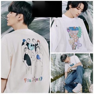 Áo phông FL nhóm design suga jimin jungkook bts dáng rộng,unisex
