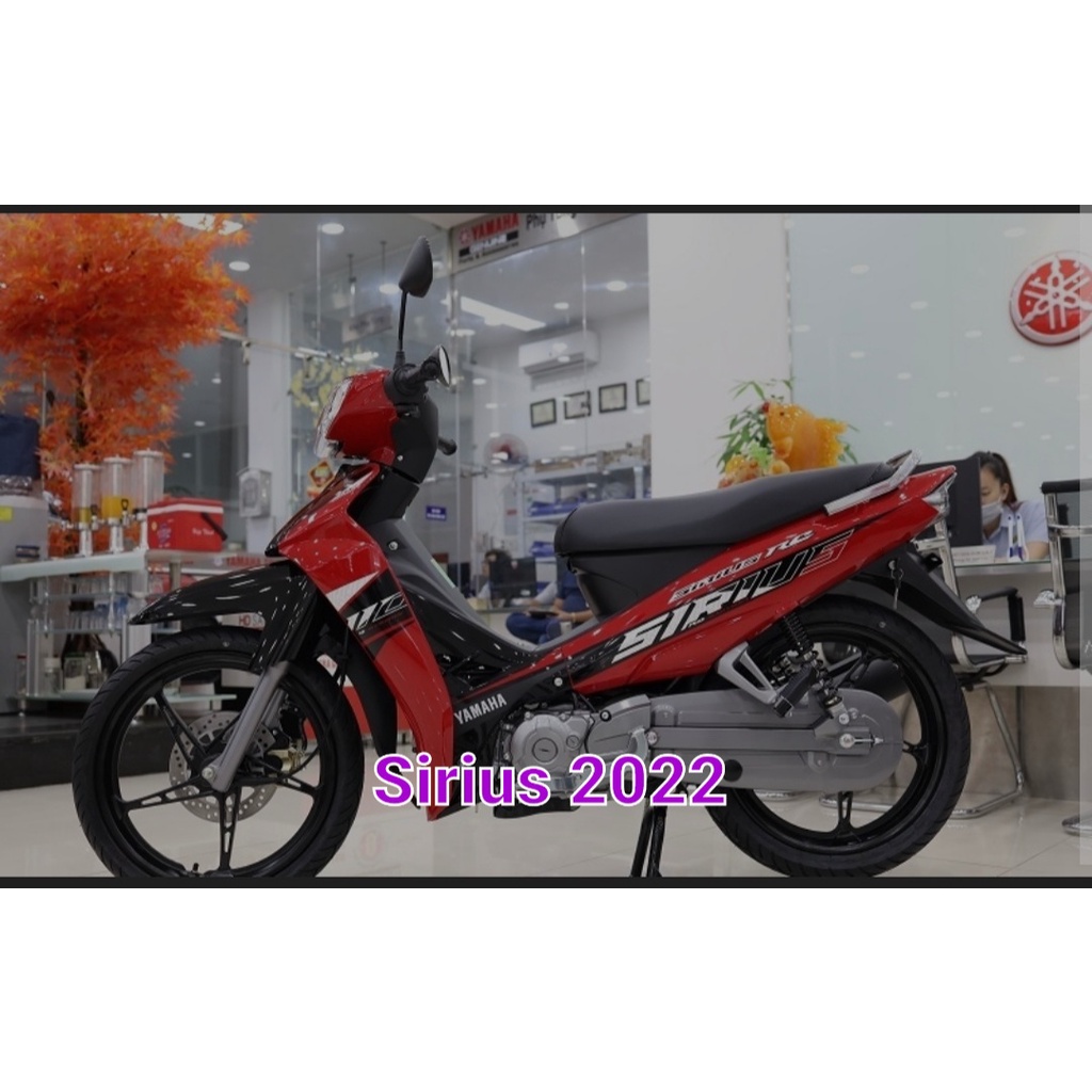 Combo Ốp dè INOX xe Sirius 2022 -2023 + 1 tem logo YAMAHHA giá 1 bộ tại xưởng INOX Vũ