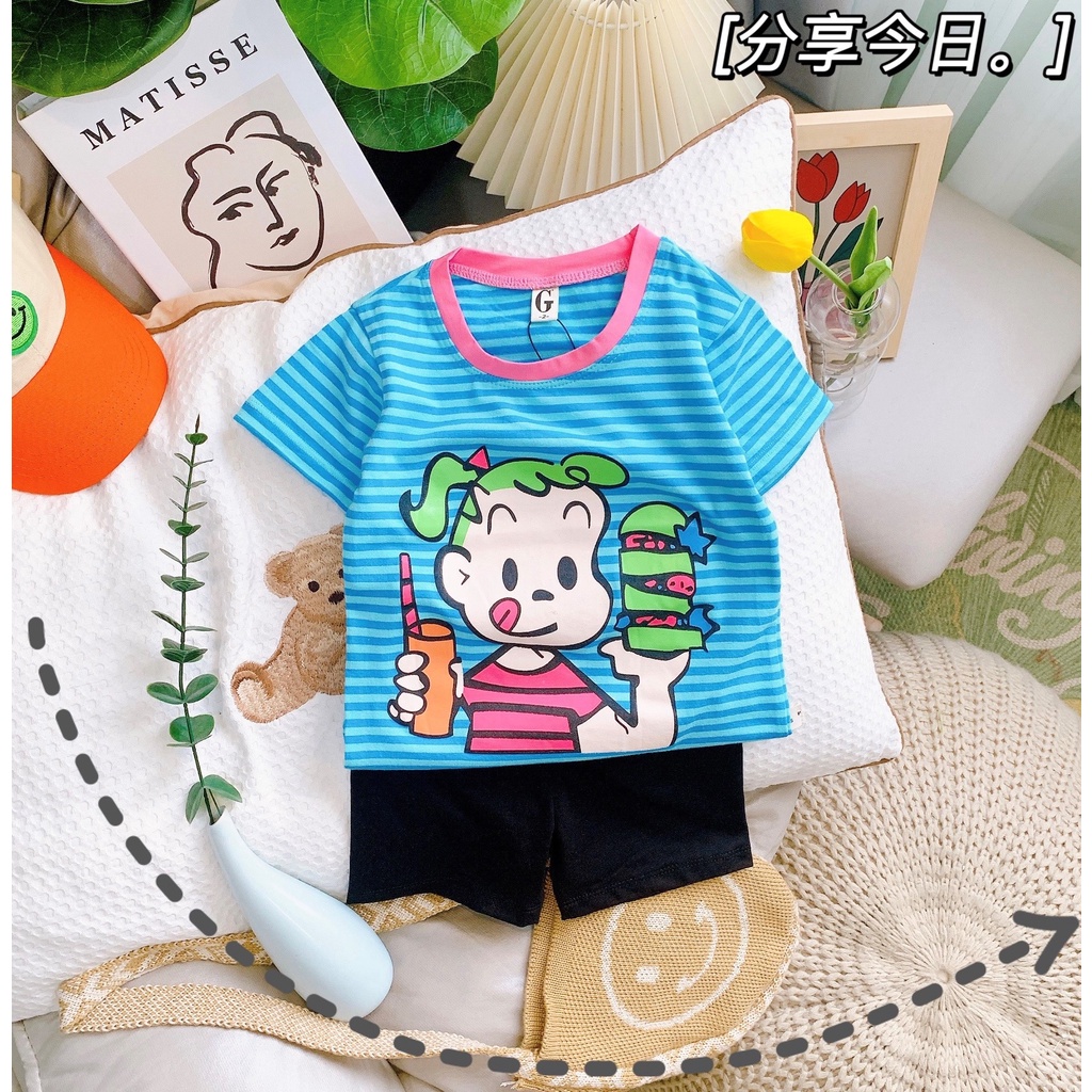 Lyvyshop - Bộ cộc tay cho bé gái 09-26kg