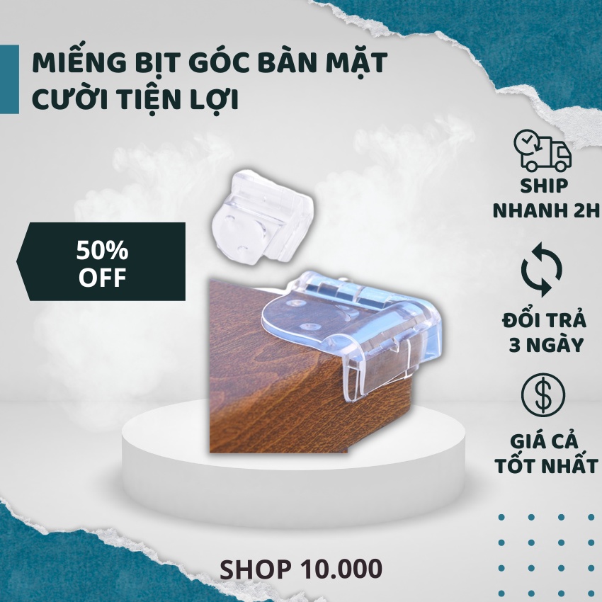 Miếng bịt góc bàn mặt cười tiện lợi