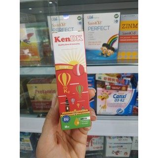 KenDK Bổ sung vitamin d3 và k2 cho bé CHÍNH HÃNG hỗ trợ hấp thụ canxi, phát triển xương,răng ở trẻ và người lớn