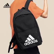 balo đi học nam nữ adidas 3 sọc màu đen đi du lịch , cặp nam nữ adidas thể thao đi học
