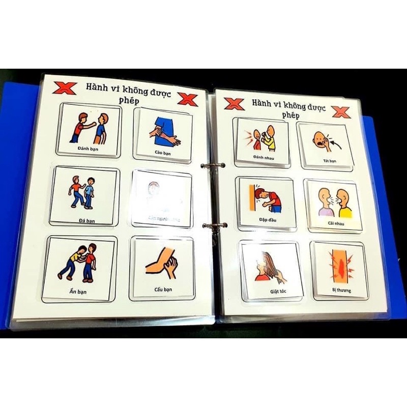 Học liệu quản lý hành vi cho bé