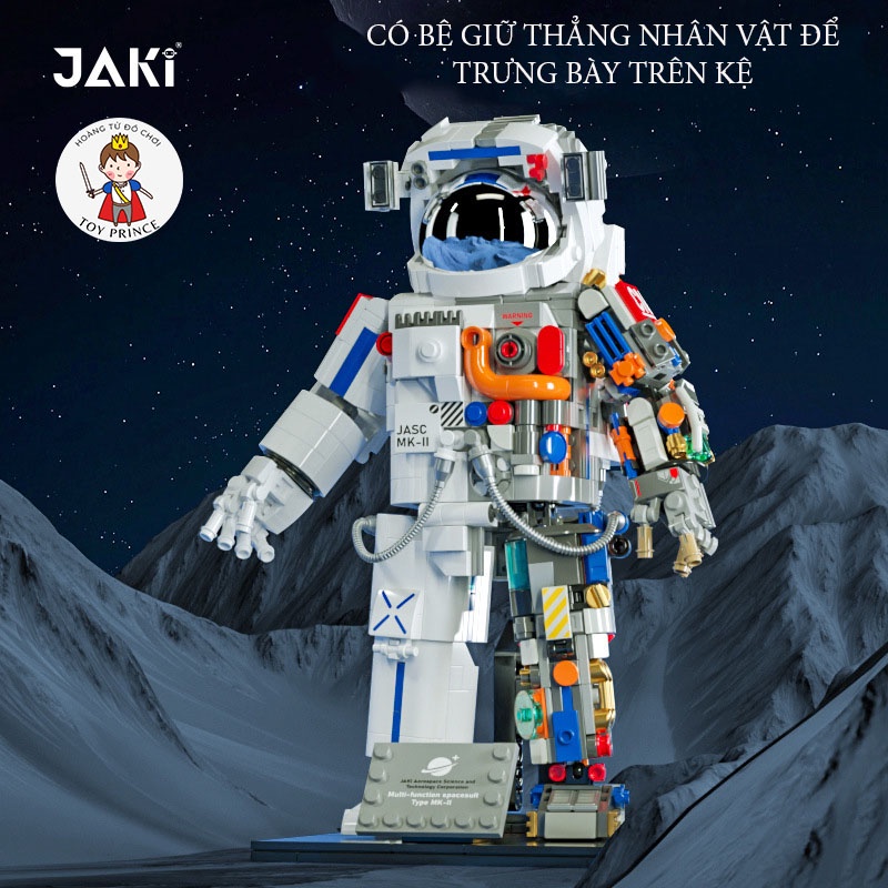 ĐỒ CHƠI LẮP RÁP LEGO NHÂN VẬT PHI HÀNH GIA  ASTRONAUT THÁM HIỂM VŨ TRỤ JK9106 VỚI 800+ PCS