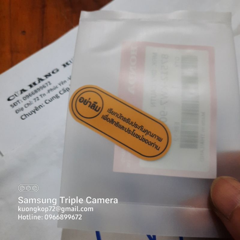 Tem thông số dream Thái Chính Hãng , Tem dán bưởng yếm thái 87512KW7901ZA