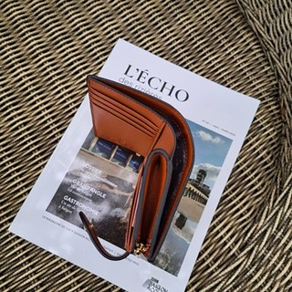 Foxer animal printed wallet CN Brown