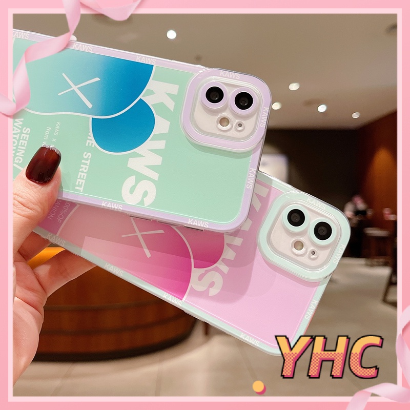 ốp iphone Màu Hồng Họa Tiết Chú Gấu Đáng Yêu tương thích iPhone 6splus 7 7plus 8 8plus X XS XSMAX 11 12 Pro Max Plus Promax-3008