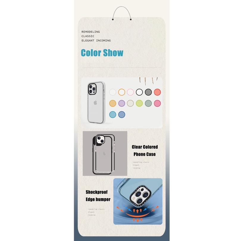 Ốp Điện Thoại Mềm Trong Suốt Viền Trắng Chống Sốc Cho iPhone 14 13 12 11 Pro MAX IX XS MAX XR 6 6s 7 8 Plus