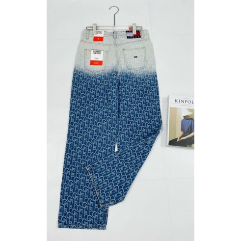 Quần jean thời trang hai màu độc lạ cao cấp t.o.m.m.y lên form cực chuẩn chất denim mềm thoải mái vận động