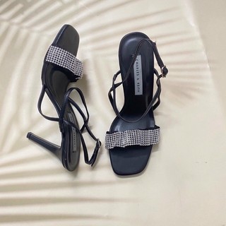 Sandal C*NK cao gót quai đá - SCC1408