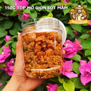 Tóp mỡ mắm tỏi hủ 500g - da heo chiên giòn - ngon nhà làm