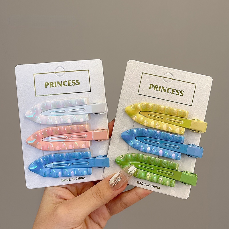 1 Kẹp Tóc Hình Cây Kem Màu Laser