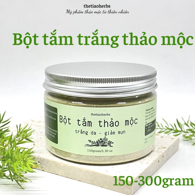 Bột thảo mộc trắng da - giảm mụn theitaoherbs