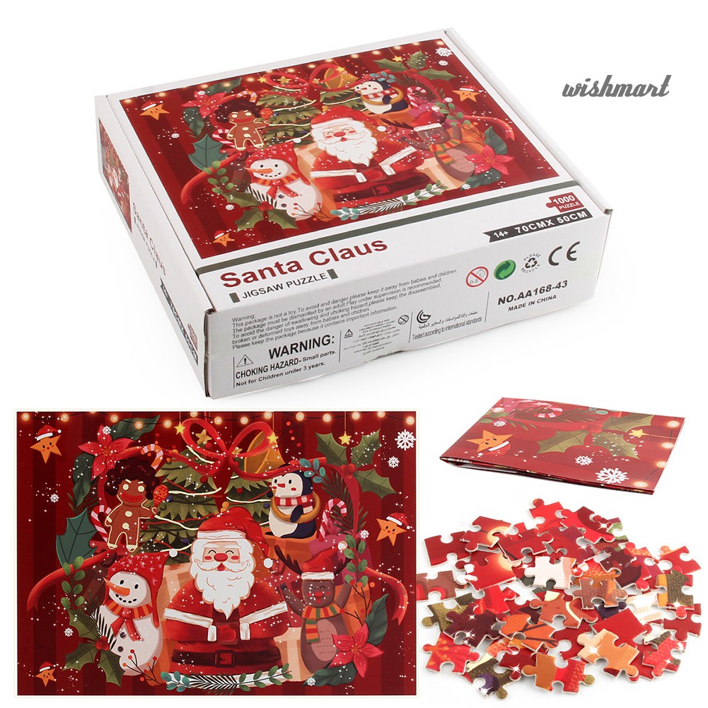 Bộ Đồ Chơi Ghép Hình 1000 Mảnh Hình Ông Già Noel