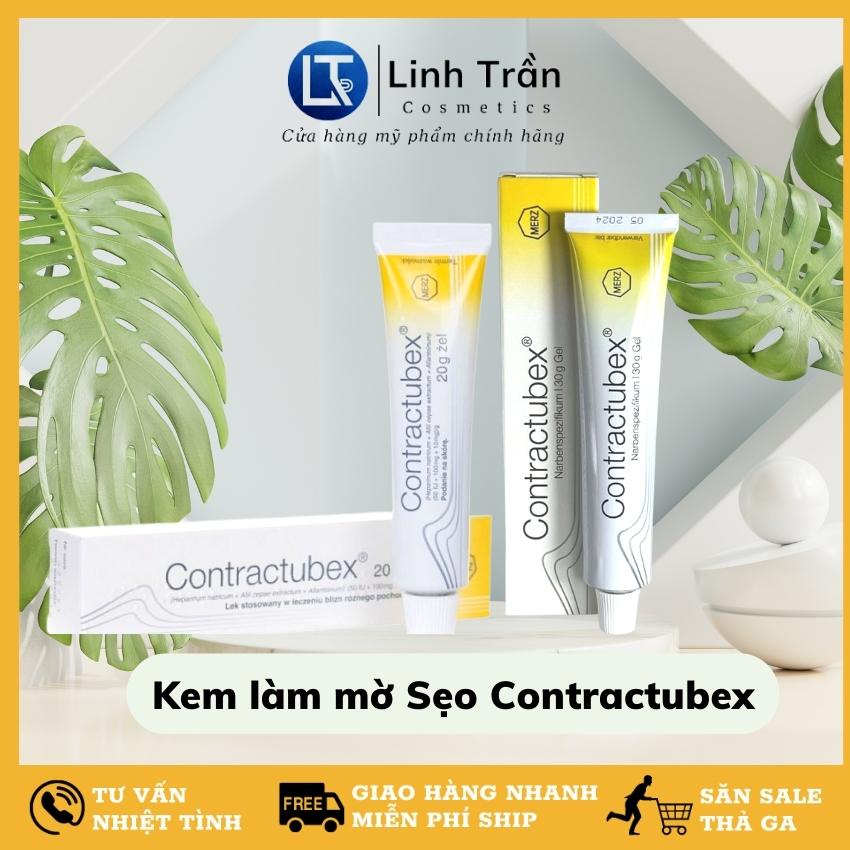 Kem làm mờ sẹo Contractubex, gel bôi sẹo lồi, sẹo lõm nhập khẩu 20g